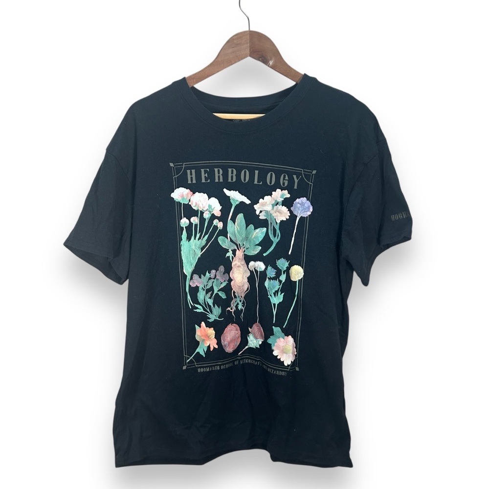 Wizarding World Harry Potter Herbology Black Cotton Size Large